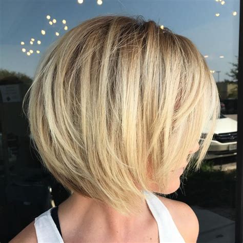 bob with layered back|layered bob hairstyle photos.